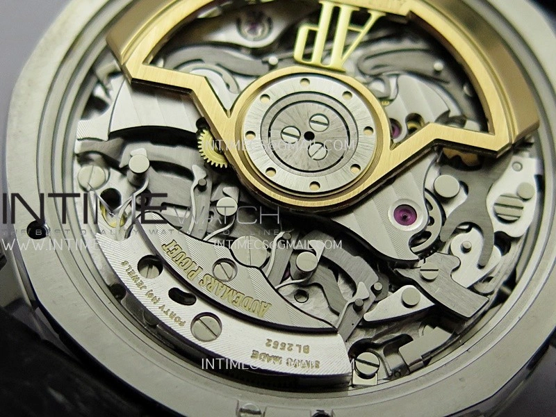 Code 11.59 Chrono 26393 SS APSF 1:1 Best Edition Black Dial On Black Leather Strap Super Clone SA4401